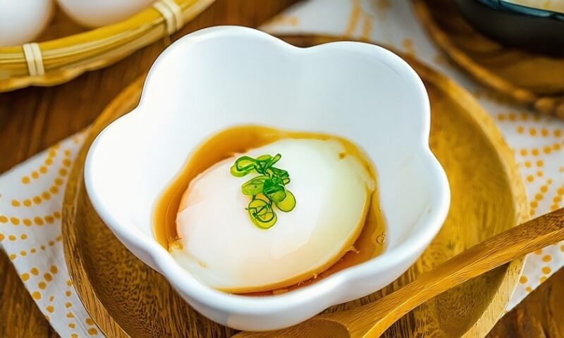 Trứng lòng đào kiểu Nhật