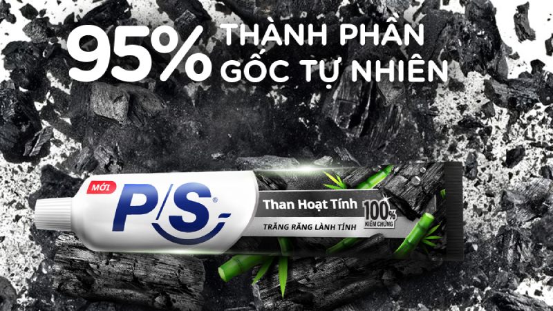 Kem đánh răng P/S than hoạt tính phù hợp với đối tượng nào?