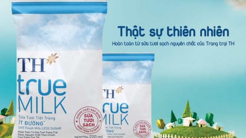 Sữa TH True Milk bịch