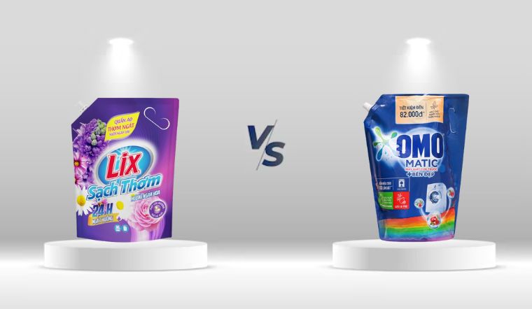 So sánh nước giặt Lix và OMO: Loại nào giặt sạch, thơm lâu và tiết kiệm hơn?