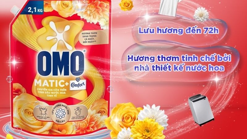 OMO ghi dấu ấn với công nghệ giặt sạch sâu và bảo vệ sợi vải