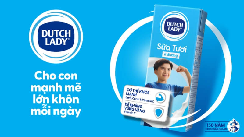 Sữa tươi Cô gái Hà Lan có nhiều hương vị thơm ngon