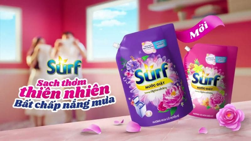 Những thông tin cơ bản về nước giặt Surf