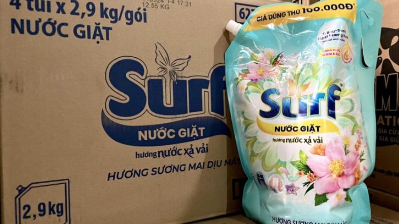 Hương thơm đậm đà, tiết kiệm bước xả vải sau