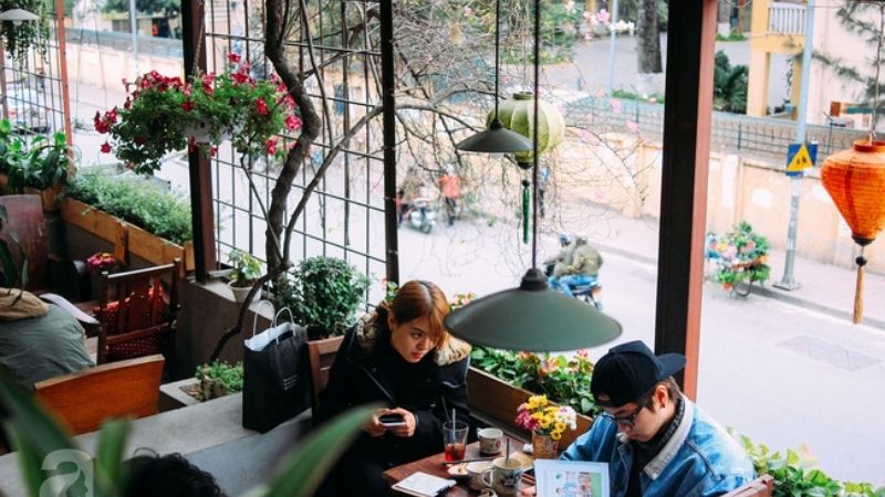 Quán café xanh mát view đẹp cho buổi hẹn hò