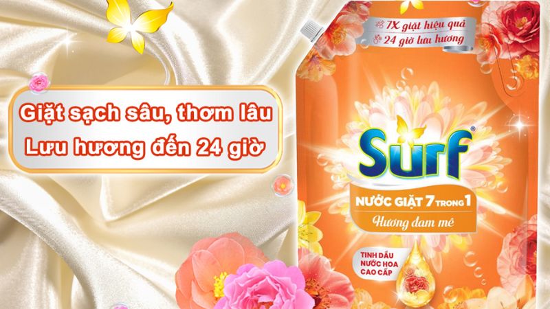 Nước giặt Surf 7 trong 1 hương nước hoa