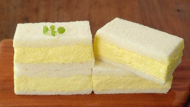 Món bánh Sandwich trứng mềm Món bánh Sandwich trứng mềm