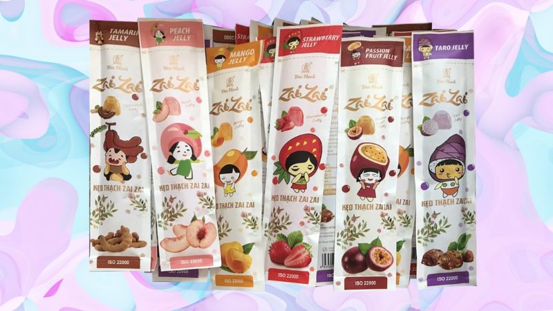 Thạch Zai Zai thích hợp cho trẻ em từ 3 hoặc 4 tuổi