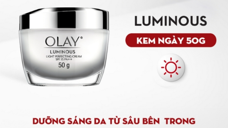 Kem dưỡng trắng da Olay​ ban ngày kết hợp dưỡng sáng và bảo vệ da khỏi tia UV