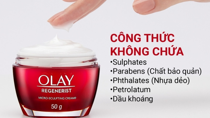 Peptide trong Olay Regenerist giúp kích thích sản sinh collagen tự nhiên cho da săn chắc hơn