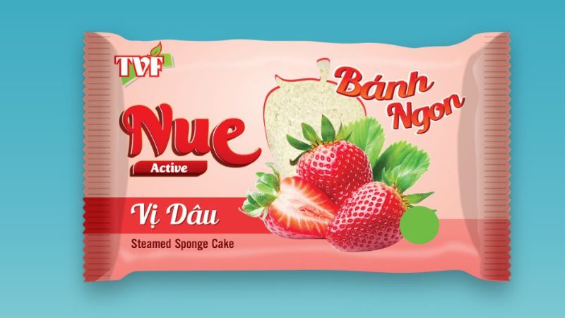 Bánh Nue vị dâu