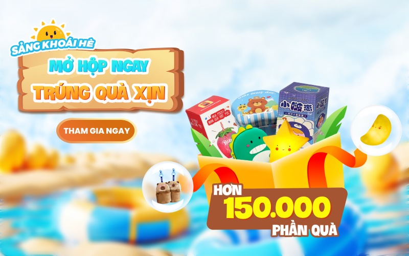 'MỞ HỘP NGAY - TRÚNG QUÀ XỊN' - Chơi game liền tay, nhận quà hấp dẫn