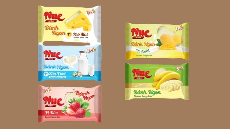 Nue là thương hiệu mang đến dòng bánh tươi phù hợp với khẩu vị người Việt