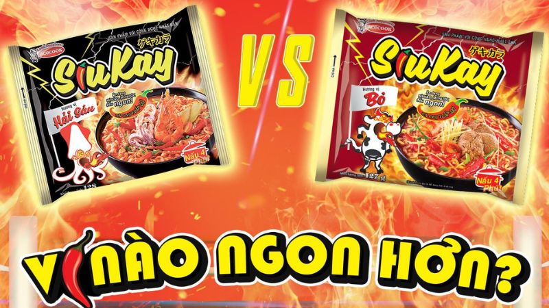 Mì SiuKay bò hay hải sản ngon hơn? Câu trả lời còn tùy vào khẩu vị của bạn