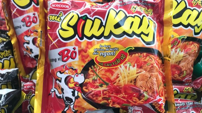 Mì SiuKay bò có hương vị đậm đà, cay nồng và thơm mùi thịt bò xào