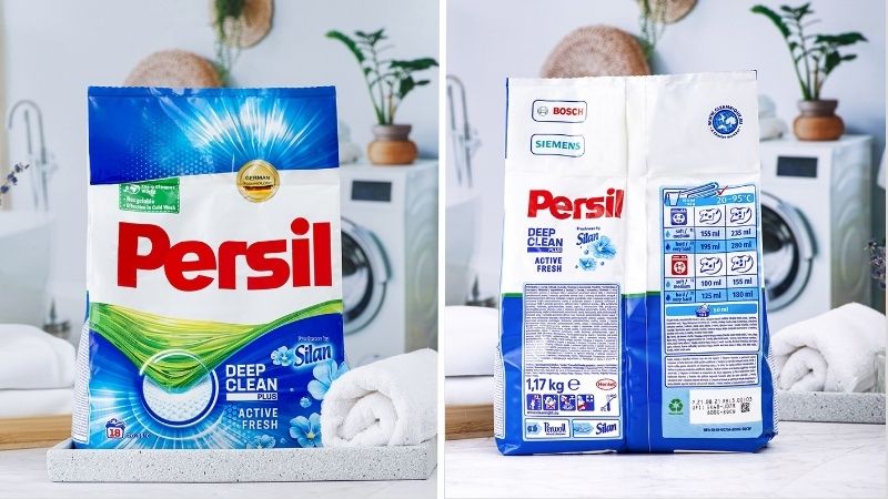 Bột giặt Persil là sản phẩm đến từ thương hiệu nổi tiếng Henke của Đức