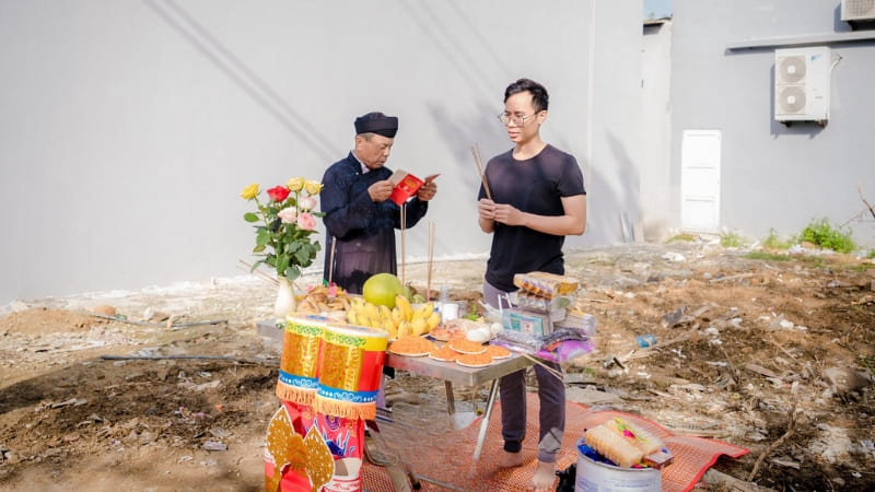 Nghi lễ động thổ cần sự thành tâm và đúng trình tự Nghi lễ động thổ cần sự thành tâm và đúng trình tự