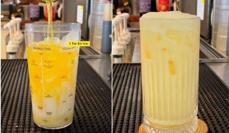 Trổ tài làm bò húc lắc sữa siêu đơn giản, uống là mê