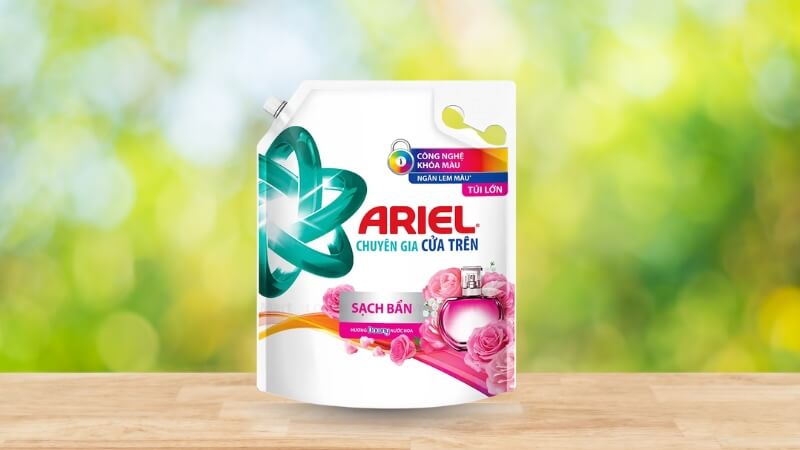 Nước giặt cửa trên Ariel Nước giặt cửa trên Ariel