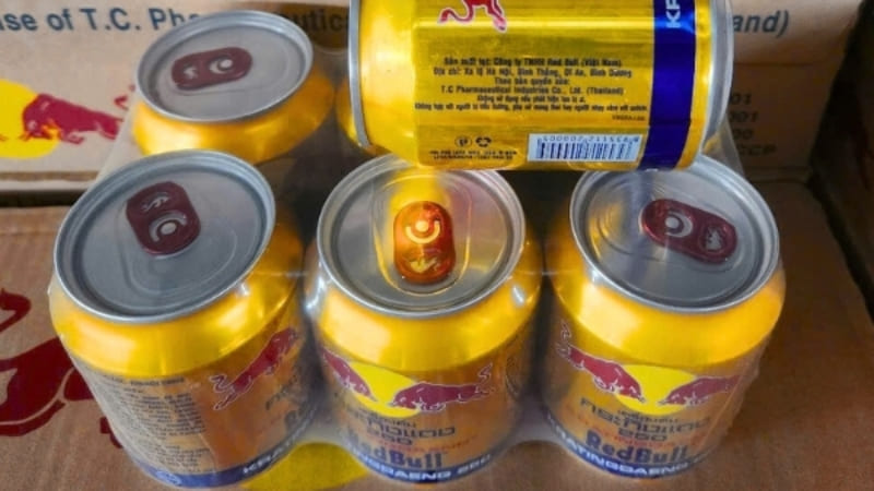 Sản phẩm Redbull nội địa phổ biến, dễ tìm mua