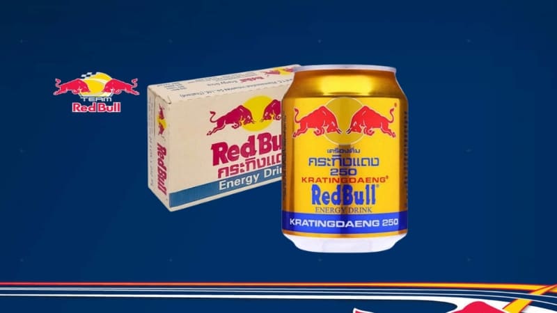 Redbull Thái giúp nạp lại năng lượng nhanh chóng khi cơ thể uể oải