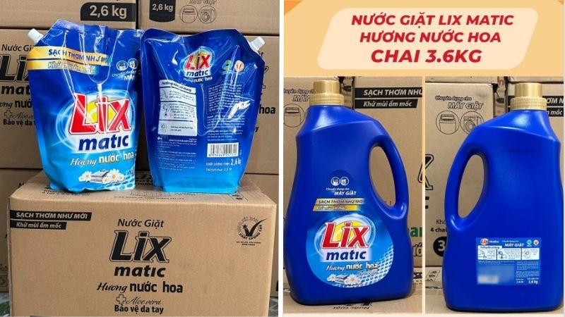 Đến ngay siêu thị Bách hóa XANH gần nhất để chọn nước giặt Lix Matic hương nước hoa chất lượng Đến ngay siêu thị Bách hóa XANH gần nhất để chọn nước giặt Lix Matic hương nước hoa chất lượng