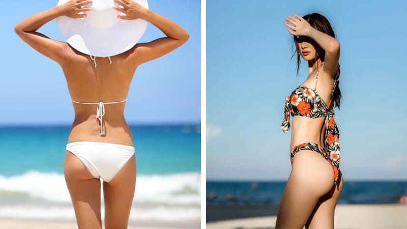 Lưng trần nhẹ nghiêng kết hợp ánh nhìn sau vai đầy cuốn hút Lưng trần nhẹ nghiêng kết hợp ánh nhìn sau vai đầy cuốn hút