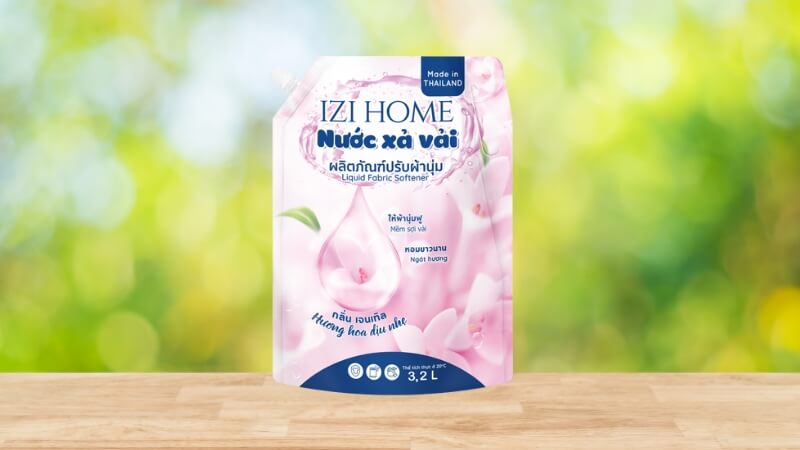 Nước giặt izi home hương hoa dịu nhẹ