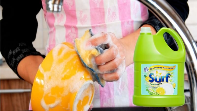 Công nghệ bọt Oxy là thành phần chính của nước rửa chén