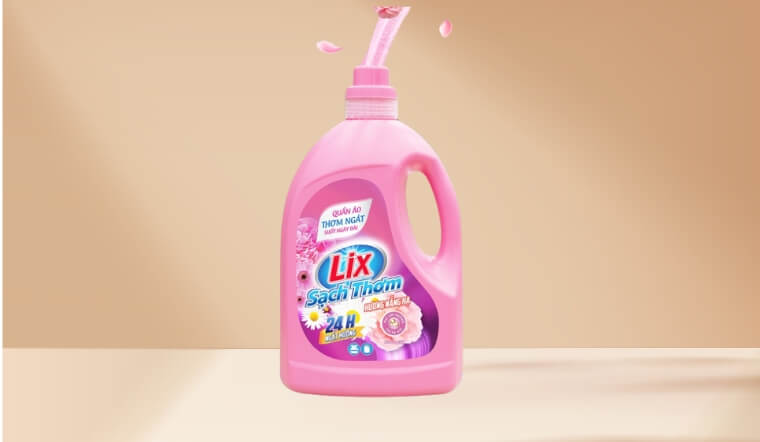 Nước giặt Lix sạch thơm hương nắng hạ - Mua ngay nhận ưu đãi từ Bách hóa XANH