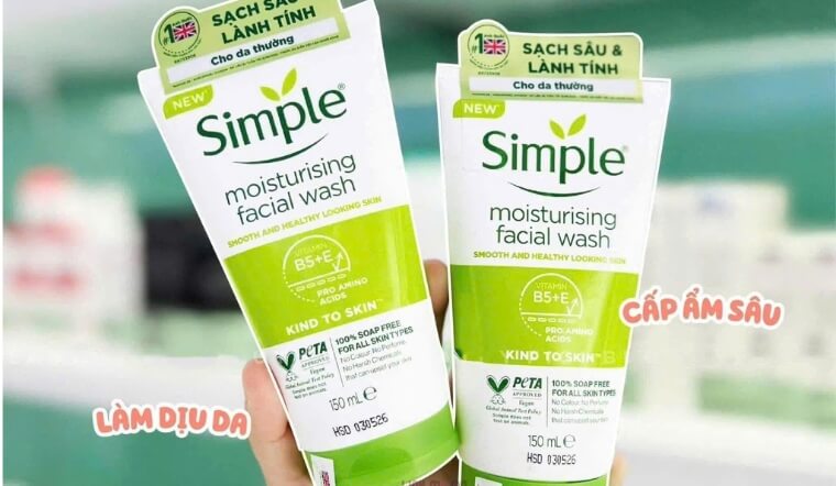 Sữa rửa mặt Simple bao nhiêu tuổi dùng được? Phù hợp với ai?