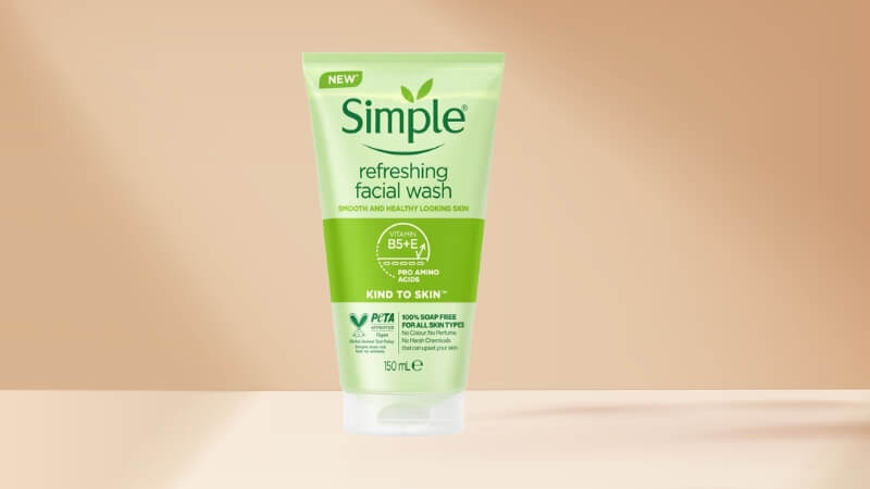 Simple Kind To Skin Refreshing Facial Wash Gel