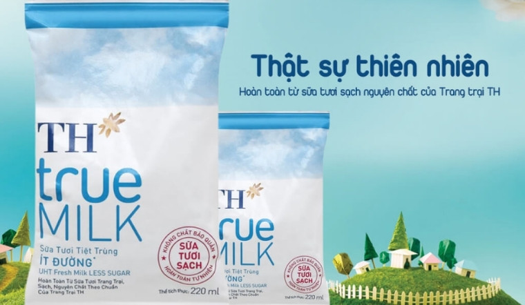 Bảo quản sữa TH MILK bịch, cách dùng sữa TH MILK bịch