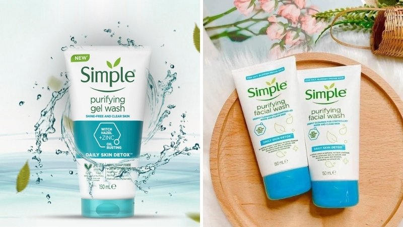 Simple Daily Skin Detox Purifying Facial Wash