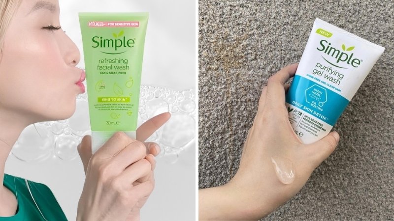 Sữa rửa mặt Simple có ăn nắng không?