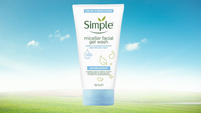 Simple Water Boost Micellar Facial Gel Wash