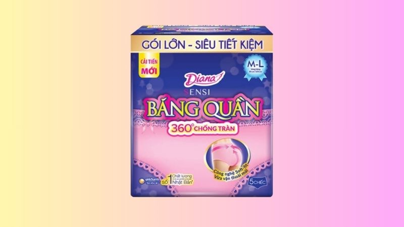 Băng quần Diana được bán chính hãng tại Bách hóa XANH