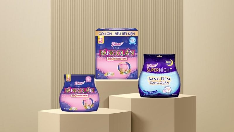 Hãy ghé Bách hóa XANH để chọn mua băng quần Diana chính hãng, chất lượng