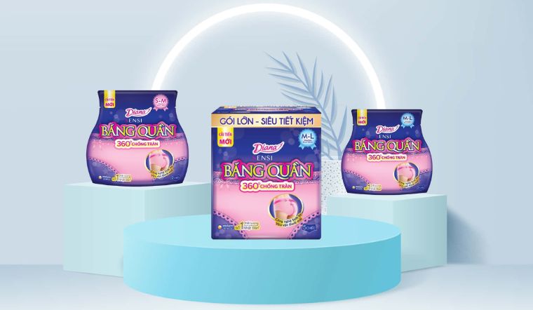 Băng vệ sinh quần Diana có mấy size? Cách chọn size chuẩn