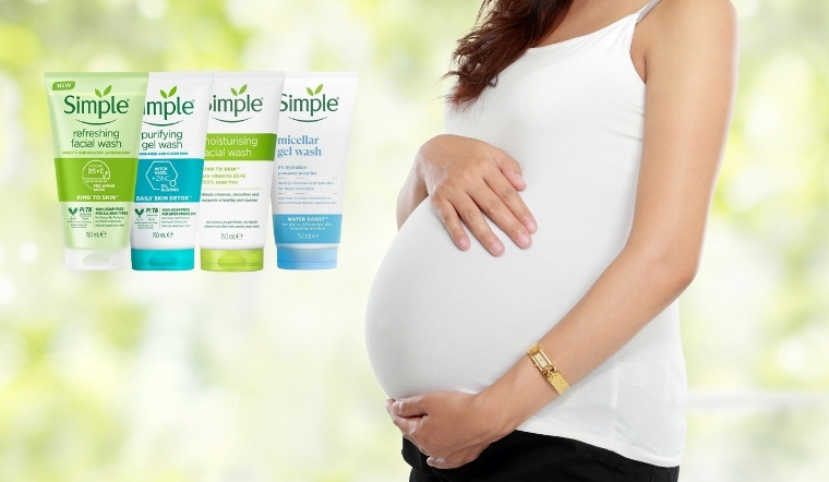 Sữa rửa mặt Simple bầu dùng được không? Cần lưu ý gì?