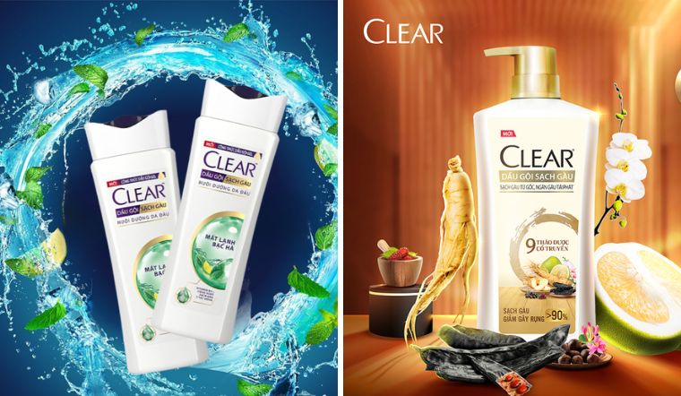 So sánh Clear bạc hà và Clear thảo dược, loại nào tốt?