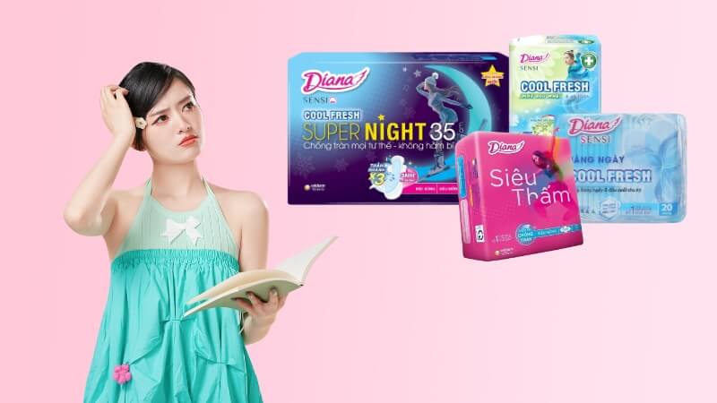 Một số lưu ý khi sử dụng băng vệ sinh Diana Cool Fresh