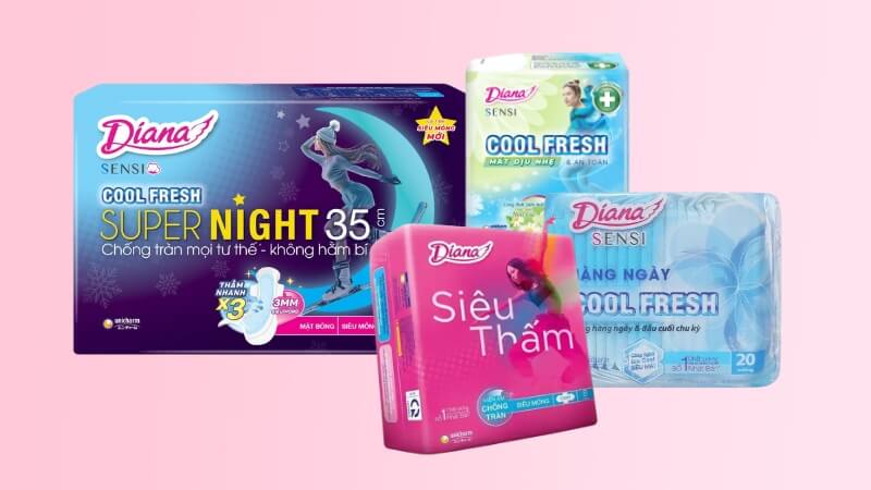 Ưu, nhược điểm của băng vệ sinh Diana Sensi Cool Fresh