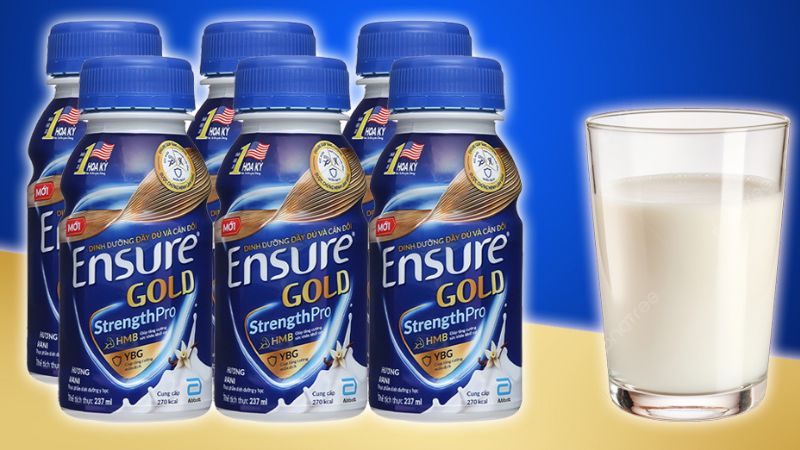 1 lốc sữa Ensure nước thường gồm 6 chai