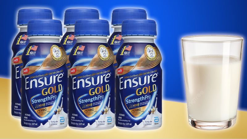 Sữa Ensure là thương hiệu nổi tiếng của Mỹ