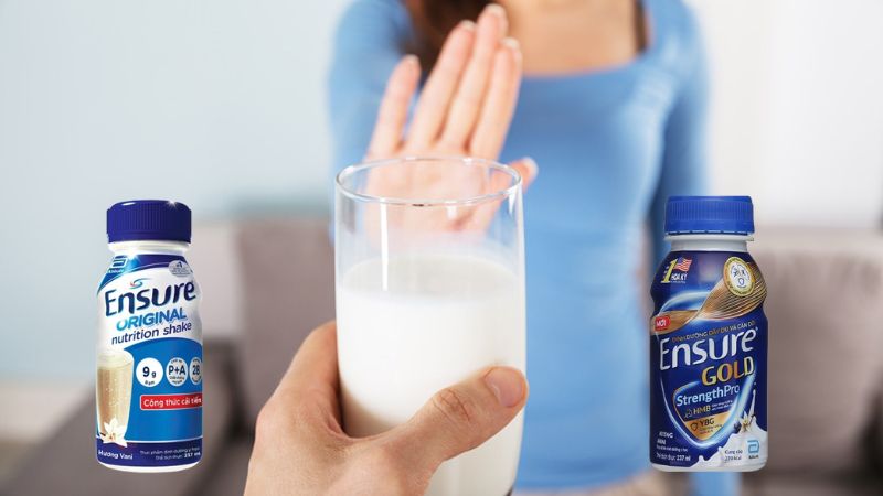 Không nên uống sữa Ensure khi bụng đói