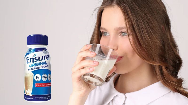 Uống sau bữa ăn chính và trước khi ngủ để tăng cân