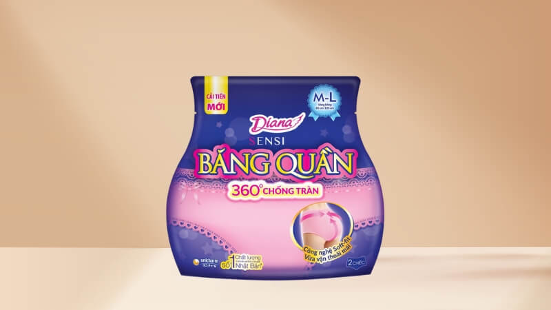 Băng quần Diana là lựa chọn lý tưởng cho những ngày đèn đỏ