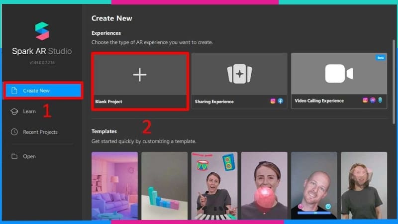 Meta Spark Studio cho phép người dùng tạo filter Instagram cá nhân hóa