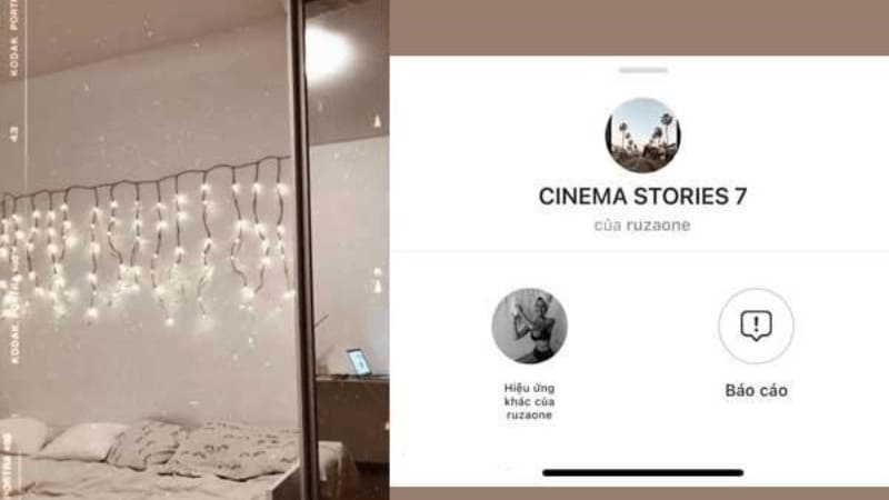 Filter Cinema Stories 7 mang đến hiệu ứng phim cũ với vết xước và chữ viết tay vintage